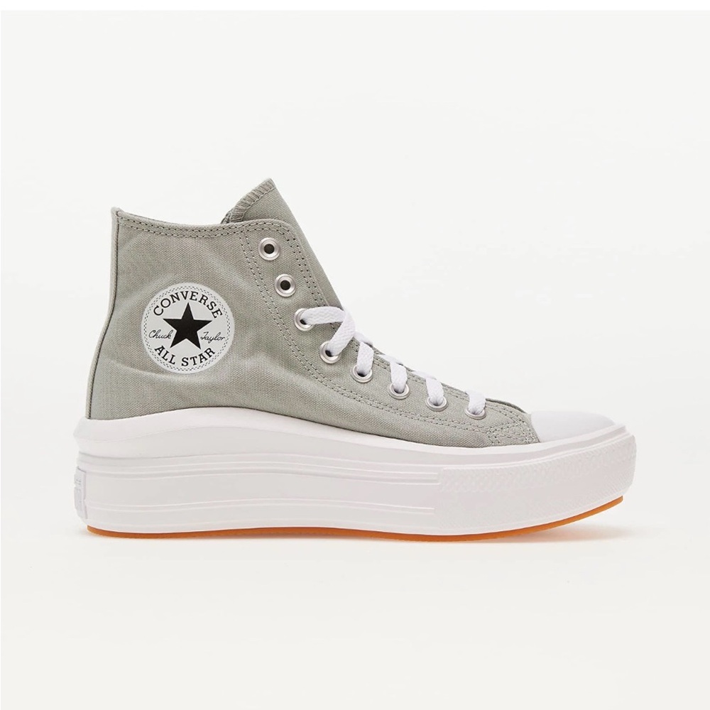CONVERSE Women's Chuck Taylor All Star Move Hi Platform Sneakers sage 7.5 NWOT